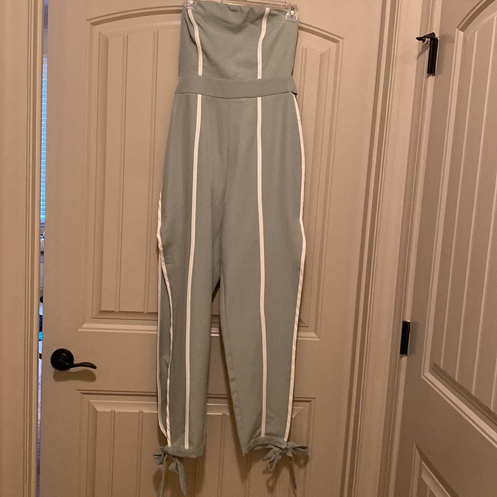Strapless jumpsuit